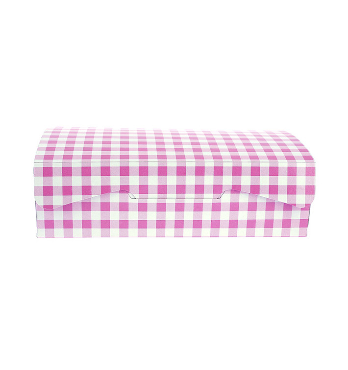 Caja Pasteleria Carton 18,2x13,6x5,2cm 500g. Rosa (20 Uds) Caja Pasteleria Carton 18,2x13,6x5,2cm 500g. Rosa (20 Uds)