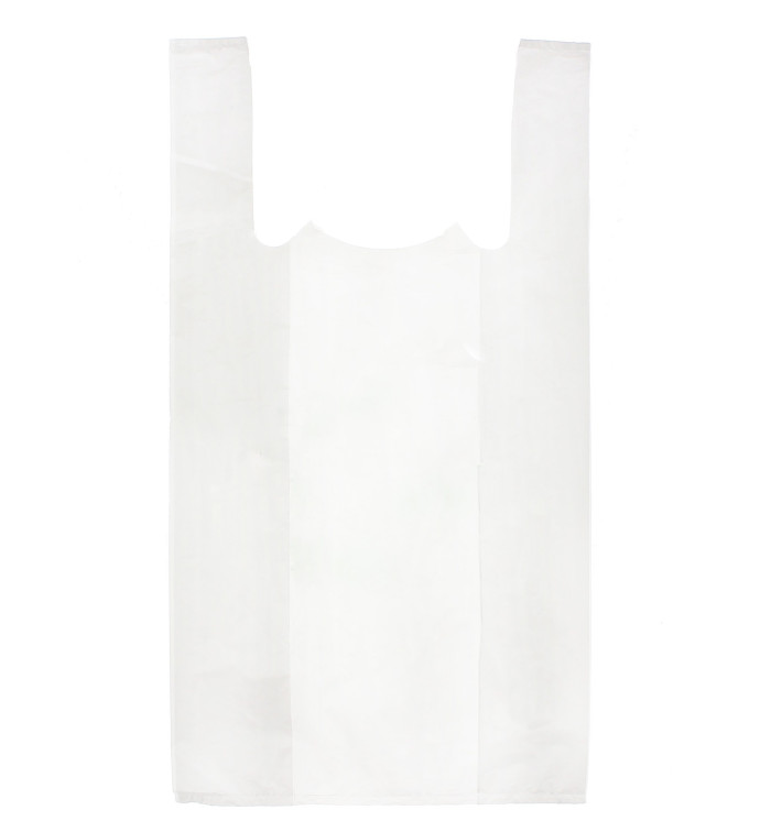Bolsa Plastico Camiseta 35x50cm Blanca (200 Unidades) Bolsa Plastico Camiseta 35x50cm Blanca (200 Unidades)