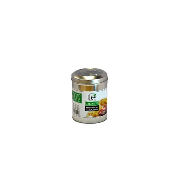Té Verde Fresas con Nata a Granel 100 gr. Té Verde Fresas con Nata a Granel 100 gr.