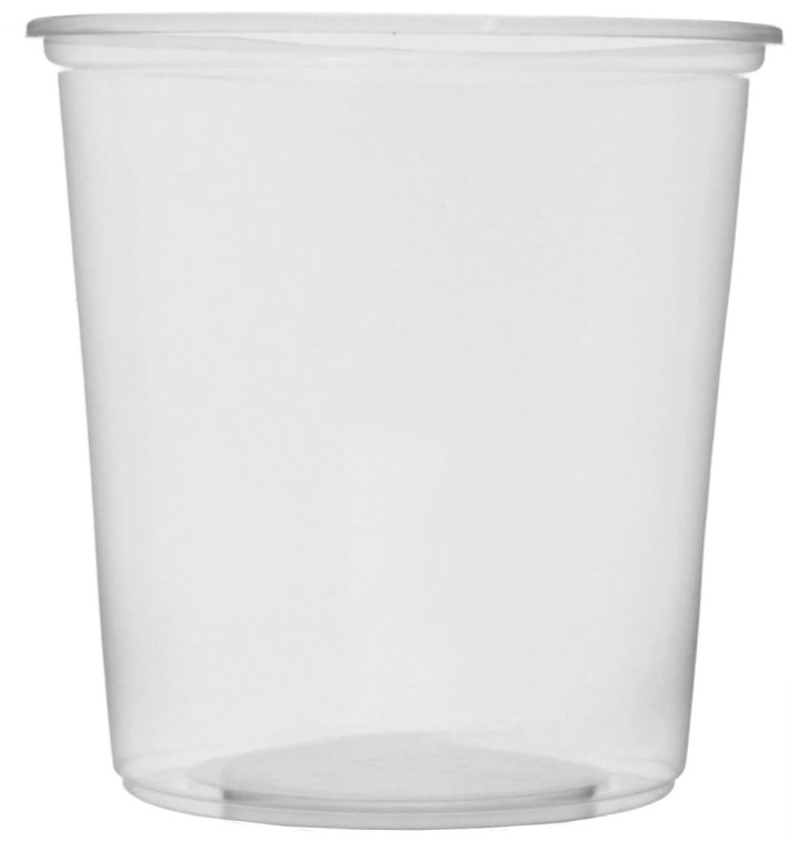 Tarrina de Plastico Transparente 500ml Ø10,5cm (50 Uds) Tarrina de Plastico Transparente 500ml Ø10,5cm (50 Uds)
