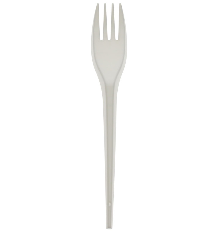 Tenedor Biodegradable CPLA Blanco 175mm (15 Uds) Tenedor Biodegradable CPLA Blanco 175mm (15 Uds)