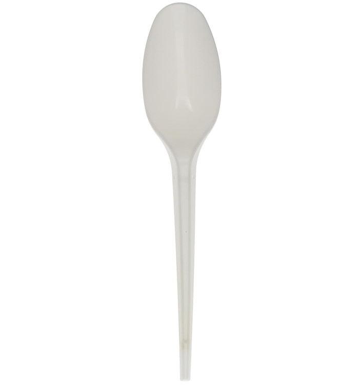 Cuchara Biodegradable CPLA Blanco 175mm (15 Uds) Cuchara Biodegradable CPLA Blanco 175mm (15 Uds)