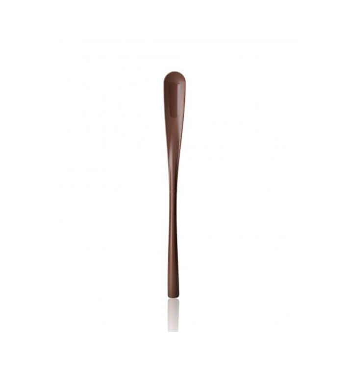 Cucharilla "Stirrer Wave" 148mm Marrón (500 Uds) Cucharilla "Stirrer Wave" 148mm Marrón (500 Uds)