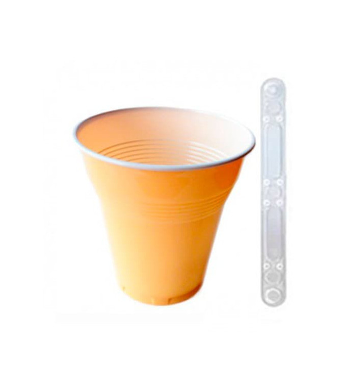Pack Vaso VENDING 160ml Bicolor 3000 Uds + Paletina 90mm Transparente Pack Vaso VENDING 160ml Bicolor 3000 Uds + Paletina 90mm Transparente