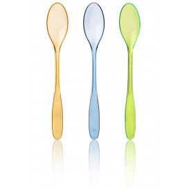 Cuchara de Plastico para Helados Surtido 175mm (250 Uds)