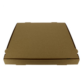Caja Carton Kraft 33x33x3,5 cm (100 Uds)