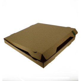 Caja Carton Kraft 33x33x3,5 cm (100 Uds)