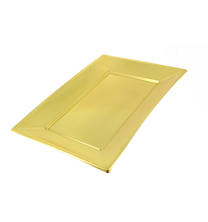 Bandeja de Plastico Oro 330x225mm Bandeja de Plastico Oro 330x225mm