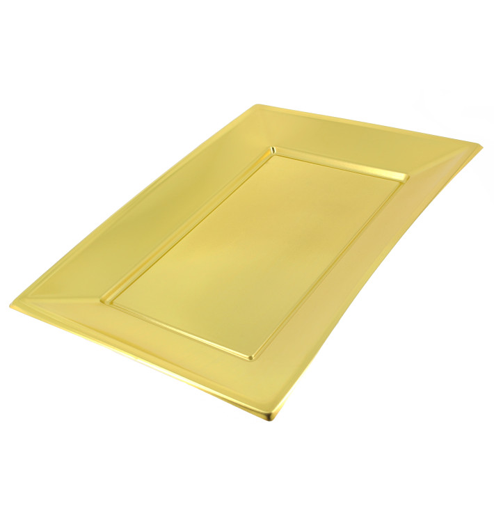 Bandeja de Plastico Oro 330x225mm Bandeja de Plastico Oro 330x225mm