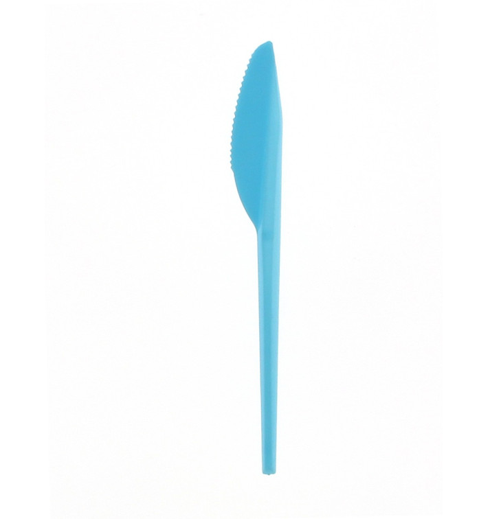 Cuchillo de Plastico PS Azul 165 mm Cuchillo de Plastico PS Azul 165 mm