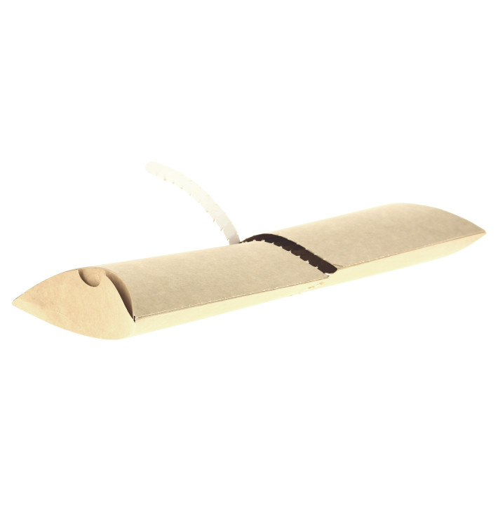 Envase para Bocadillo Kraft con Abre Fácil Envase para Bocadillo Kraft con Abre Fácil