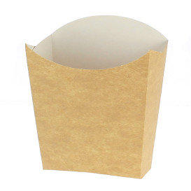 Caja Kraft para Fritas Pequeña 8,2x2,2x9cm (25 Uds)