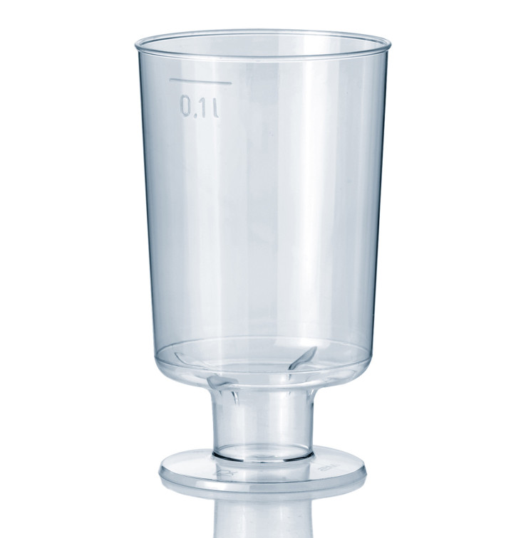 Copa de Plastico con Pie 100 ml Copa de Plastico con Pie 100 ml