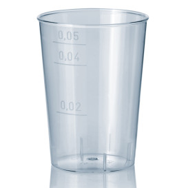 Vaso Inyectado Transparente PS 50 ml (40 Uds)