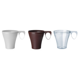 Taza de Plastico Transparente 80ml (40 Unidades)