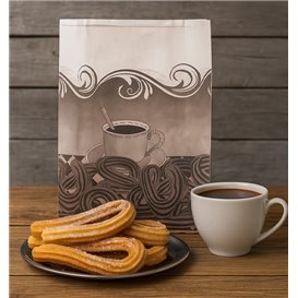 Bolsa para Churros Antigrasa 18+7x32cm (250 Unidades)