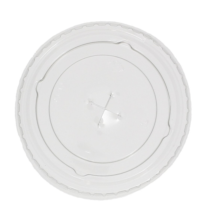 Tapa Plana Cruz para Vaso PP 300ml Ø7,4cm Tapa Plana Cruz para Vaso PP 300ml Ø7,4cm