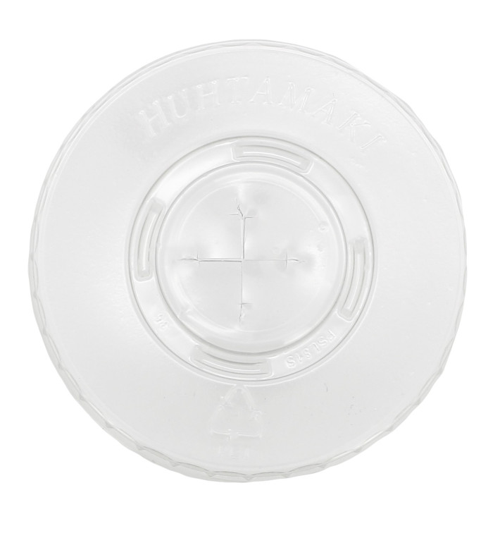 Tapa Plana Cruz Vaso PET 215ml y 295ml Ø8,1cm Tapa Plana Cruz Vaso PET 215ml y 295ml Ø8,1cm