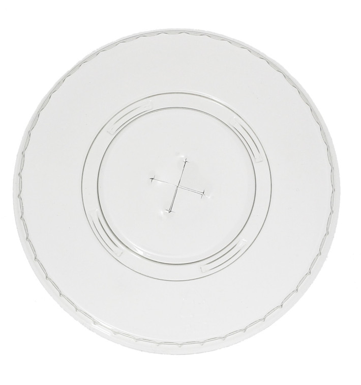 Tapa Plana Cruz Vaso PET 420ml Ø9,3cm Tapa Plana Cruz Vaso PET 420ml Ø9,3cm