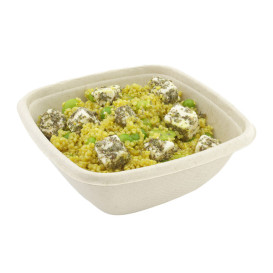 Bol de Caña de Azucar 130x130x50mm (500 Uds)