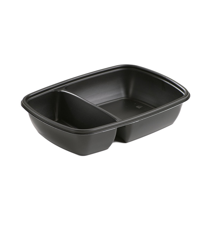 Envase de Plastico PP 2 C Negro 23x16,5x5cm Envase de Plastico PP 2 C Negro 23x16,5x5cm