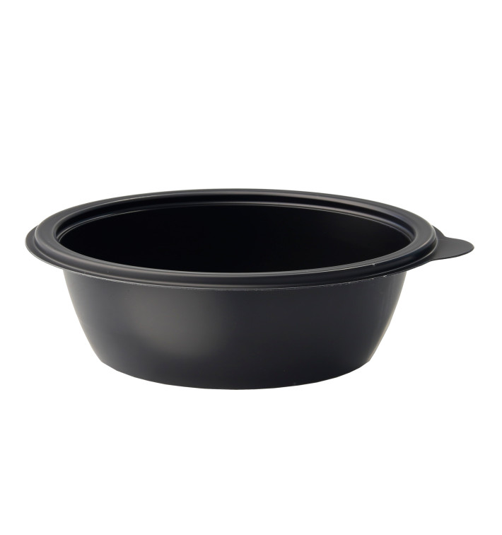 Tarrina de Plastico Negra PP 375ml Ø13cm Tarrina de Plastico Negra PP 375ml Ø13cm