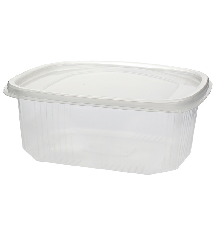 Tarrina Tapa Bisagra PP 1500ml Microondas Tarrina Tapa Bisagra PP 1500ml Microondas