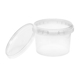 Envase de Plastico redondo inviolable 280 ml Ø9,5 (475 Uds)