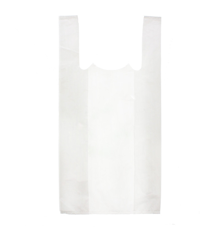 Bolsa Plastico Camiseta 25x30cm Blanca Bolsa Plastico Camiseta 25x30cm Blanca