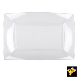 Bandeja de Plastico Rectangular Verde 345x230mm (6 Uds)
