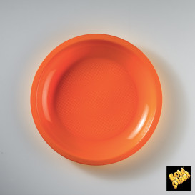 Plato de Plastico Llano Blanco Ø220mm (50 Uds)