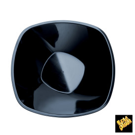 Bol de Plastico Negro Ø210mm 1250ml (3 Uds)