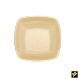 Plato de Plastico Hondo Crema PP 180mm (25 Uds)
