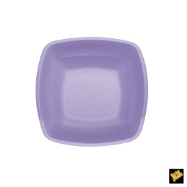 Plato de Plastico Hondo Lila PP 180mm (25 Uds)