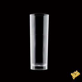 Vaso Plastico Tumbler Transp. SAN Ø80mm 400ml (5 Uds)