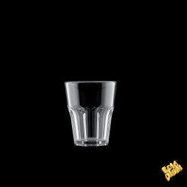 Vaso Plastico Chupito Transp. SAN Ø45mm 40ml (6 Uds)