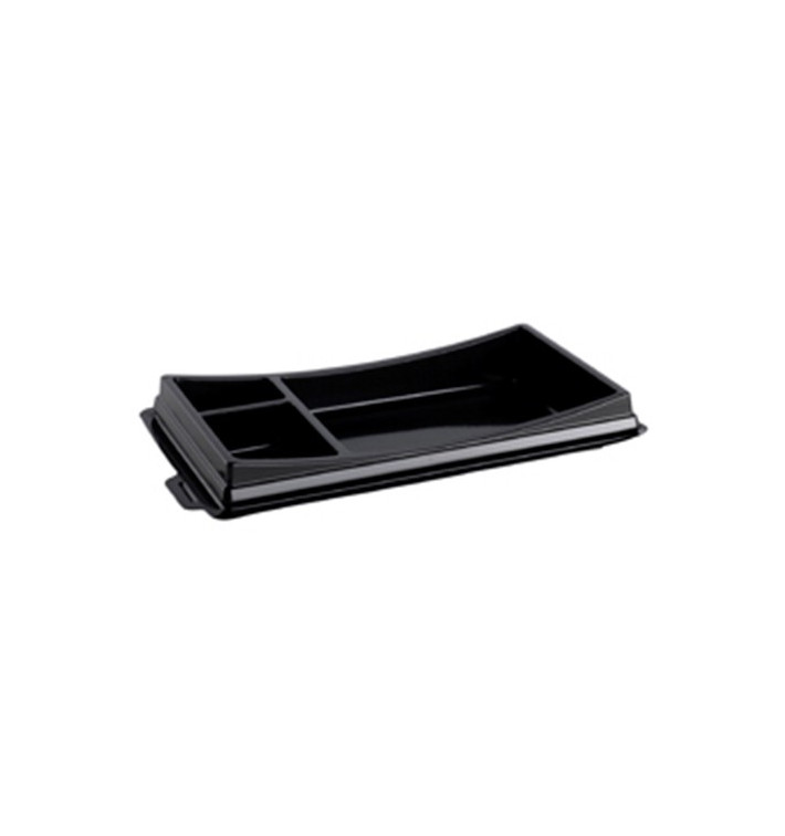 Envase para Sushi Negro 199x113mm (10 Uds) Envase para Sushi Negro 199x113mm (10 Uds)