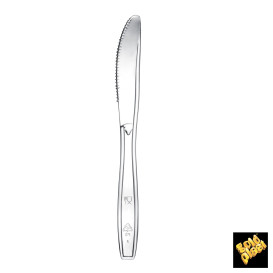 Cuchillo de Plastico PS Transparente 190mm (50 Uds)