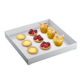 Bandeja Plastico Tray Blanca 30x30cm (1 Uds)