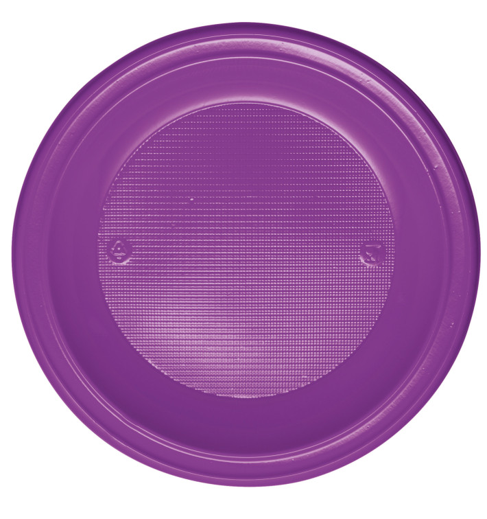 Plato de Plastico Hondo Violeta PS 220 mm (30 Uds) Plato de Plastico Hondo Violeta PS 220 mm (30 Uds)