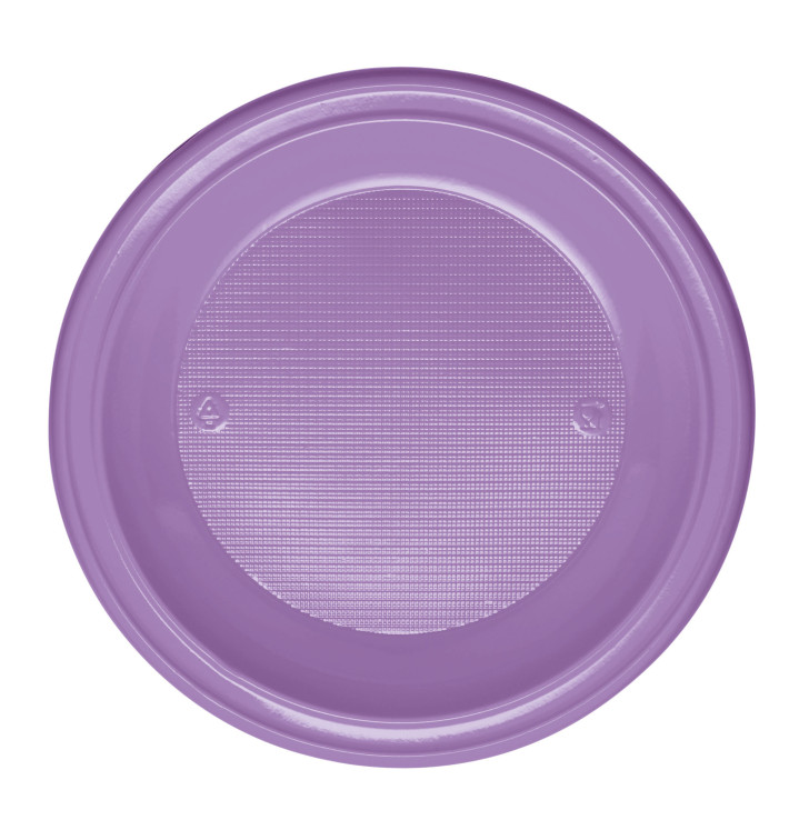 Plato de Plastico Hondo Violeta PS 220 mm (30 Uds) Plato de Plastico Hondo Violeta PS 220 mm (30 Uds)