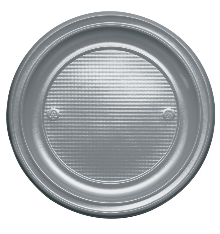 Plato de Plastico Llano Oro PS 220 mm (30 Uds) Plato de Plastico Llano Oro PS 220 mm (30 Uds)