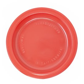 Plato de Plastico Llano Rojo PS 170mm (50 Uds)