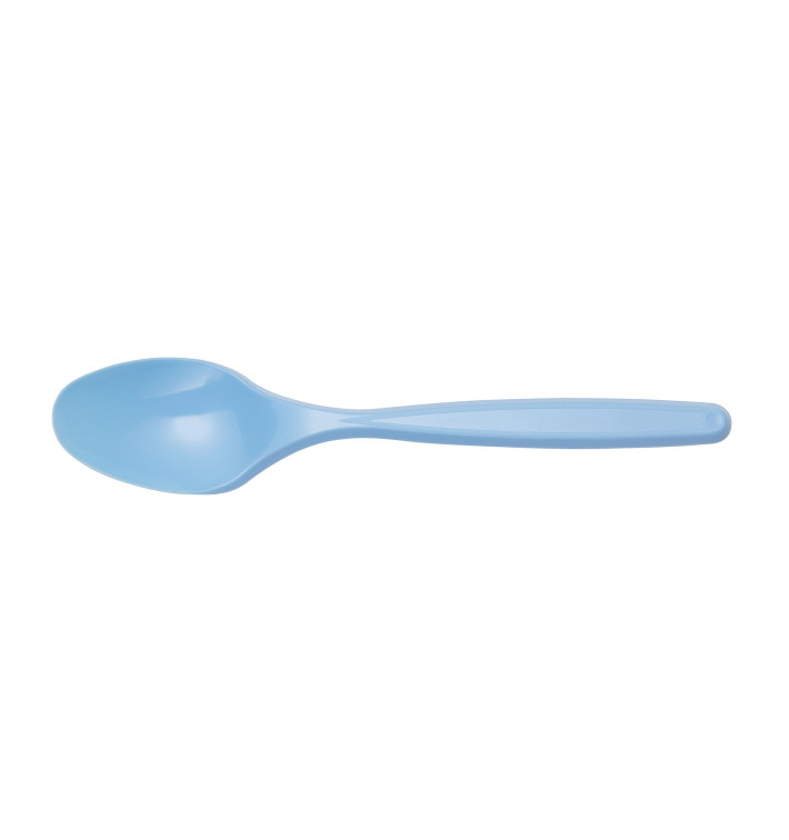 Cuchara de Plastico Azul Oscuro PS 120mm (40 Uds) Cuchara de Plastico Azul Oscuro PS 120mm (40 Uds)