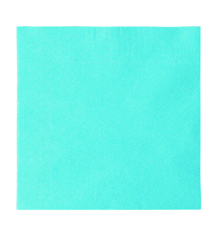 Servilleta de Papel 2 Capas Azul Claro 33x33cm (50 Uds) Servilleta de Papel 2 Capas Azul Claro 33x33cm (50 Uds)