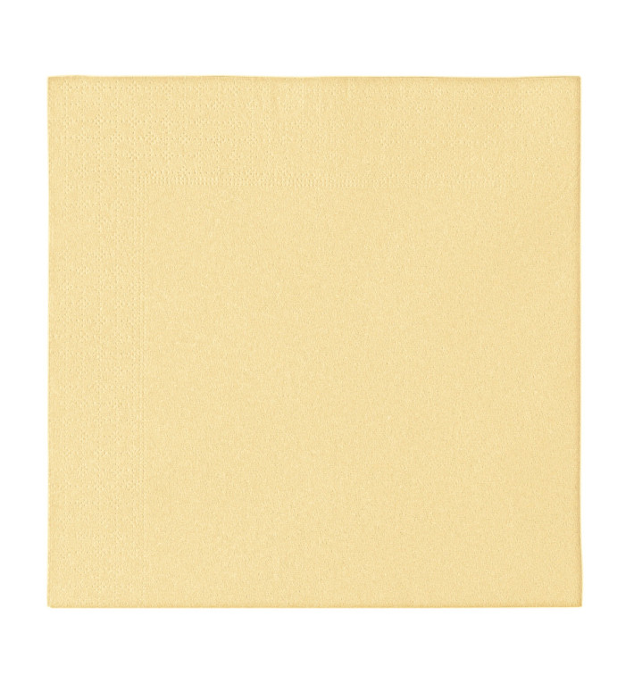 Servilleta de Papel 2 Capas Vainilla 33x33cm (50 Uds) Servilleta de Papel 2 Capas Vainilla 33x33cm (50 Uds)