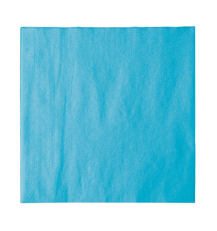 Servilleta de Papel 2 Capas Azul 33x33cm (50 Uds) Servilleta de Papel 2 Capas Azul 33x33cm (50 Uds)