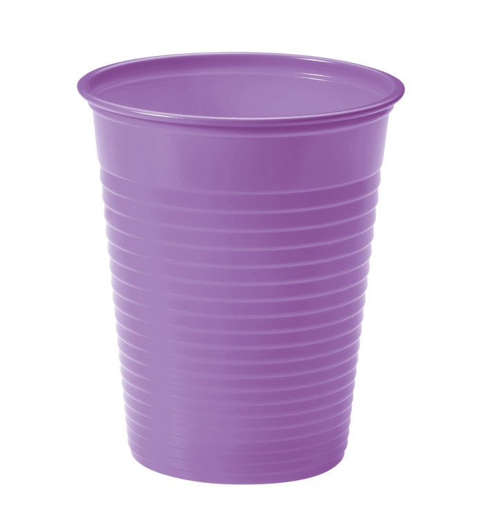 Vaso de Plastico Lila PS 200ml (50 Uds) Vaso de Plastico Lila PS 200ml (50 Uds)