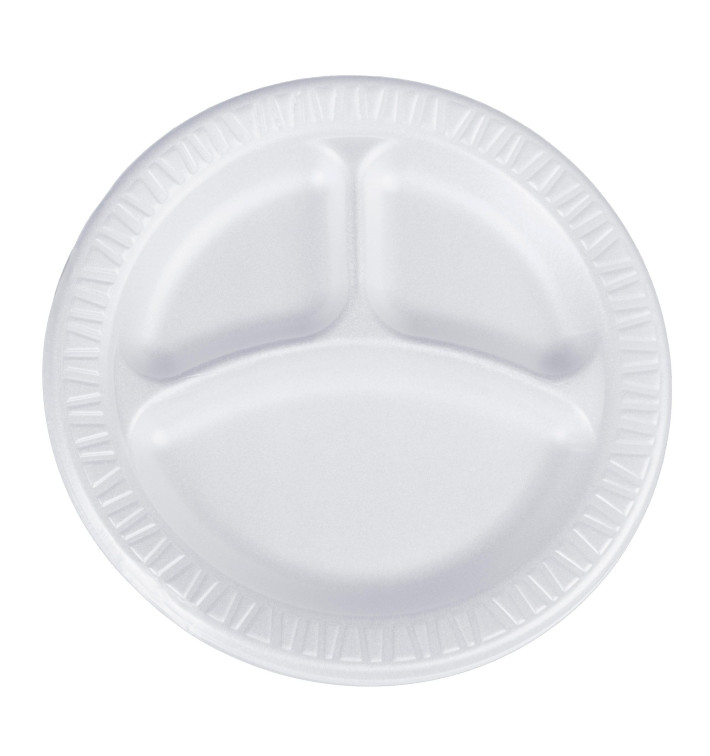 Plato Termico FOAM "Quiet Classic" 3 C. Laminado Blanco Ø230mm (125 Uds) Plato Termico FOAM "Quiet Classic" 3 C. Laminado Blanco Ø230mm (125 Uds)