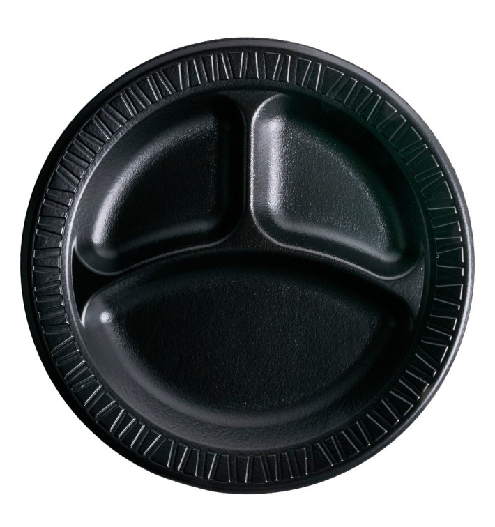 Plato Termico FOAM "Quiet Classic" 3 C. Laminado Negro Ø230mm (125 Uds) Plato Termico FOAM "Quiet Classic" 3 C. Laminado Negro Ø230mm (125 Uds)
